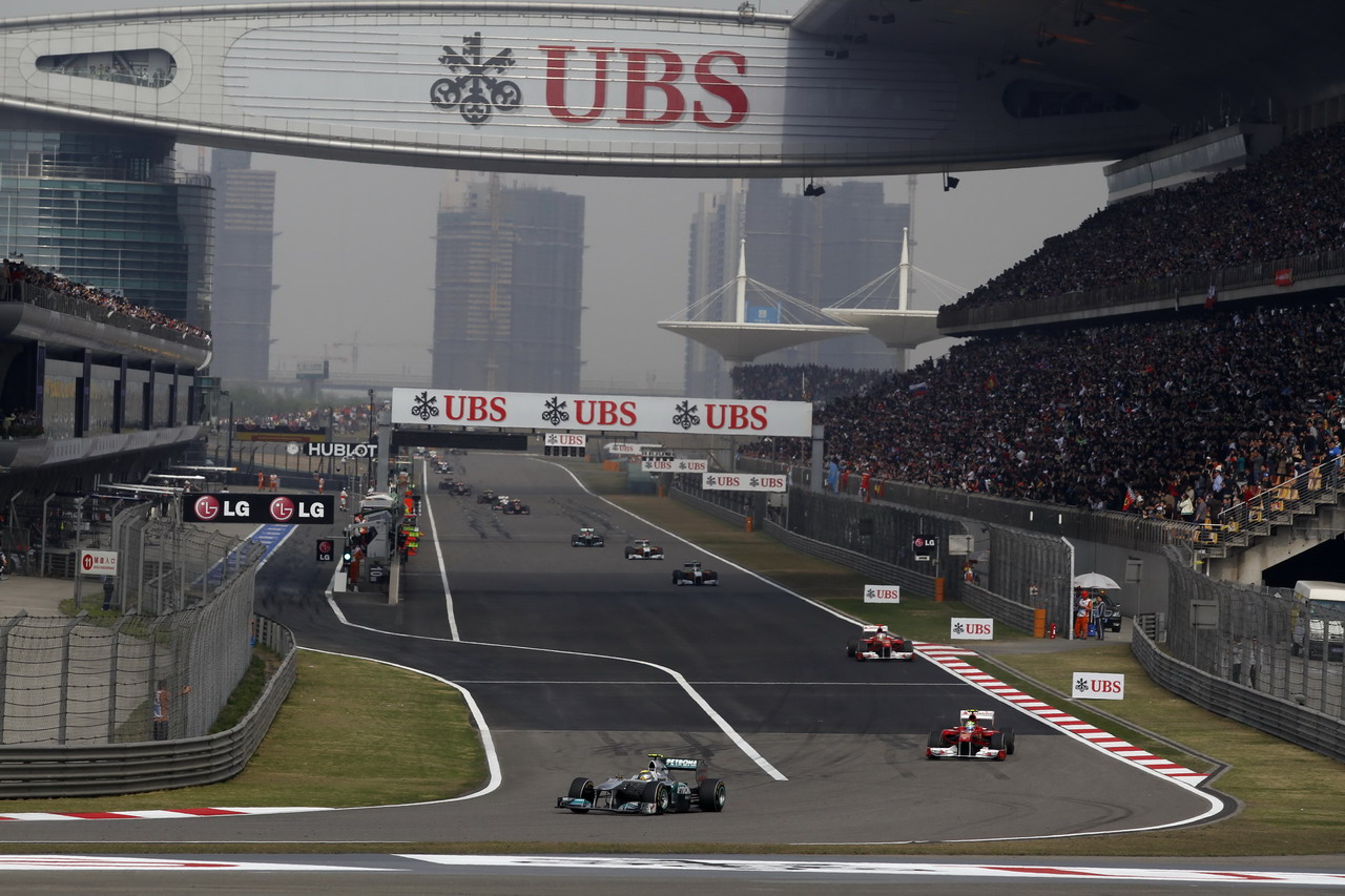 The Chinese F1 Circuit in Shanghai