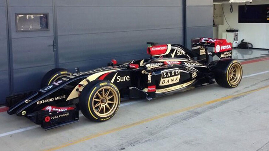 New Prototype Low Profile tyres on a GP2 Lotus