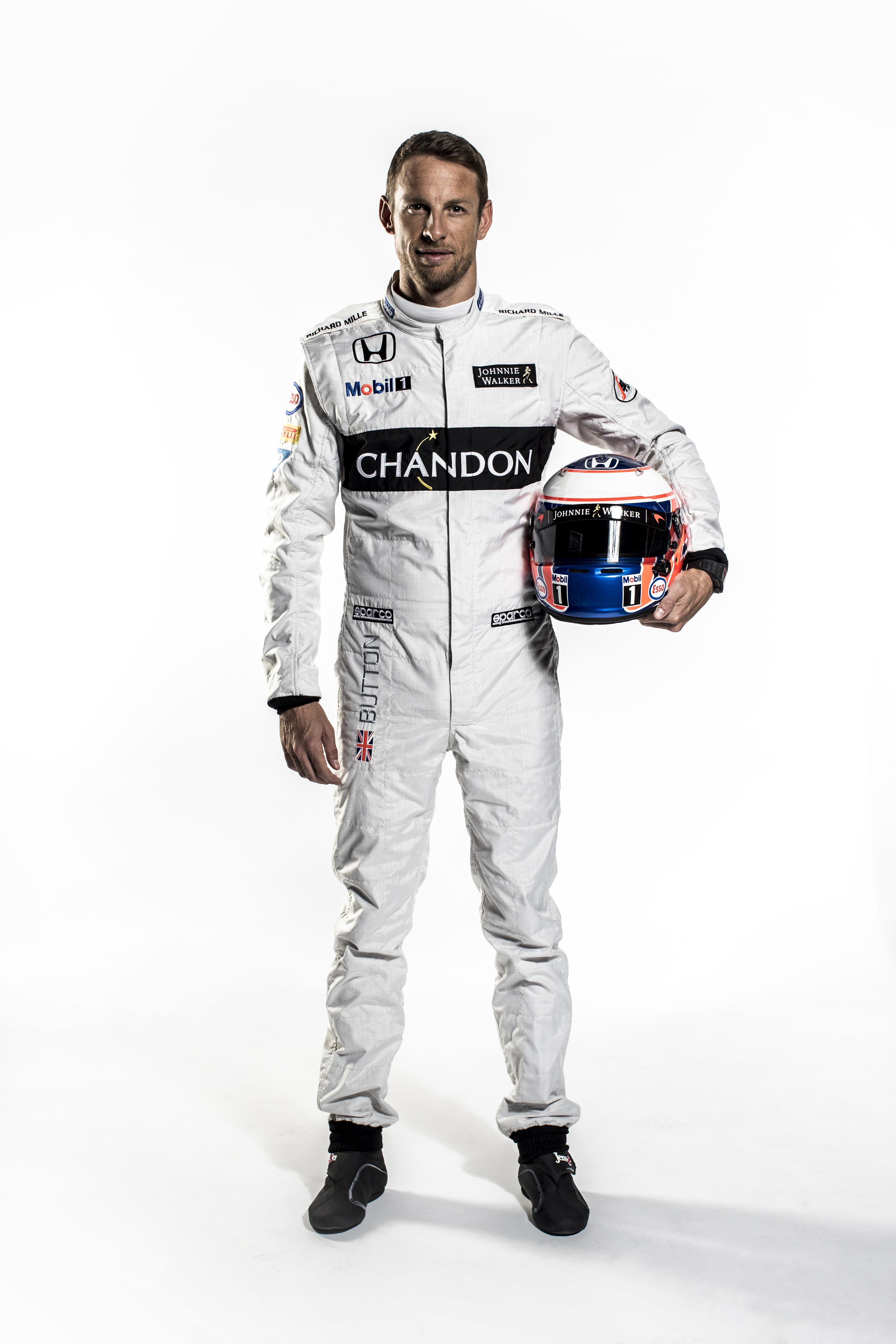Jenson Button Full Length Portrait