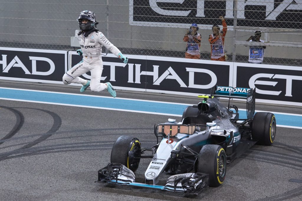 Nico Rosberg after securing the 2016 World Driver's Championship