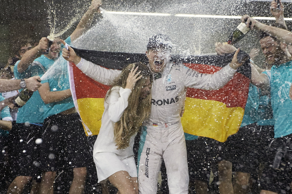 Nico Rosberg at Abu Dhabi 2016