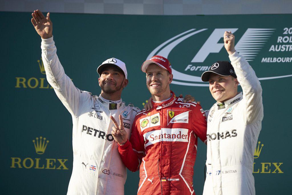 Sebastian Vettel wins the 2017 Australian Grand Prix