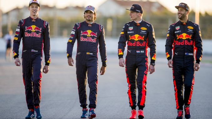 The full RedBull squad