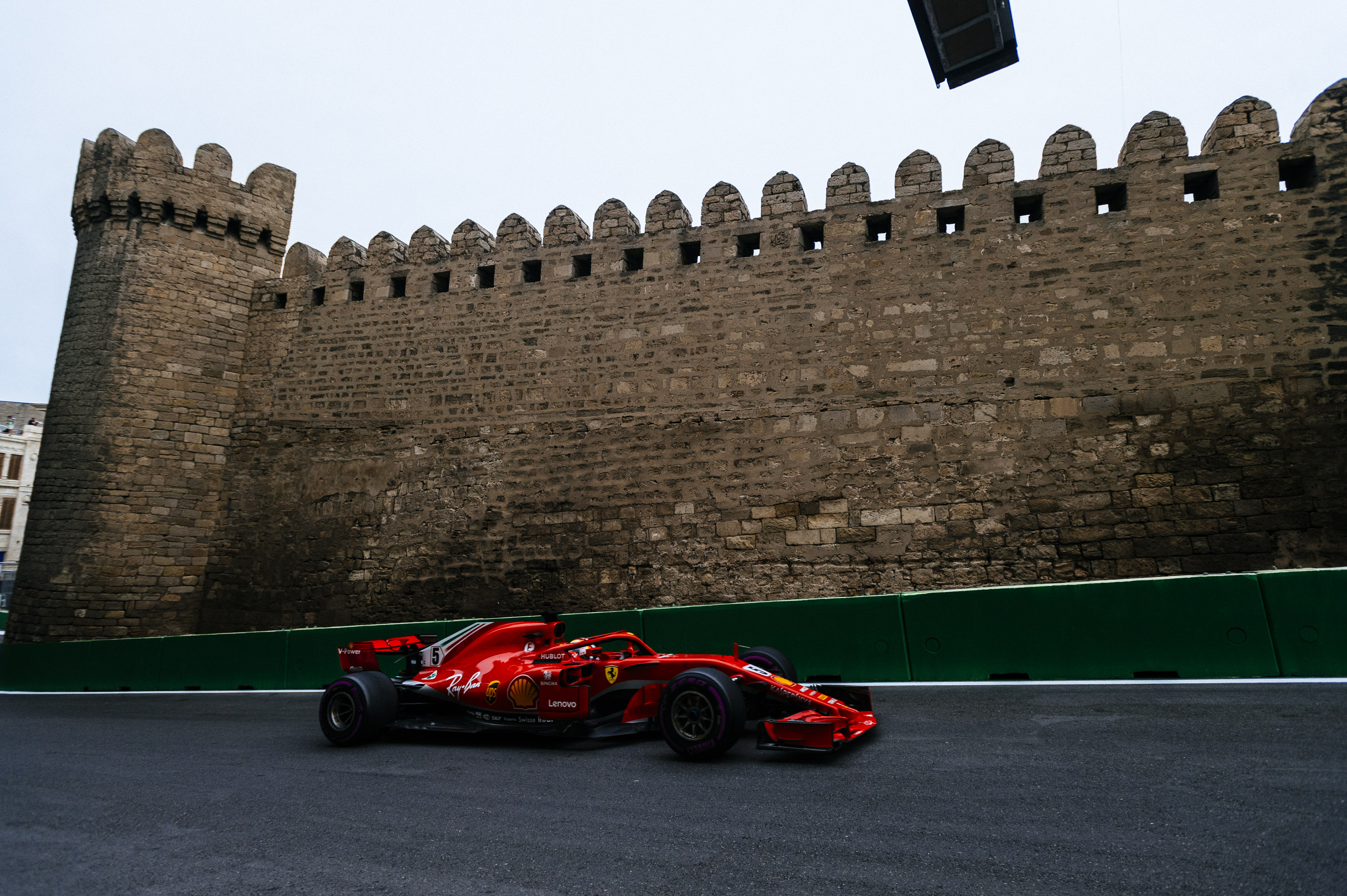 Sebastian Vettel Azerbaijan quali 2018