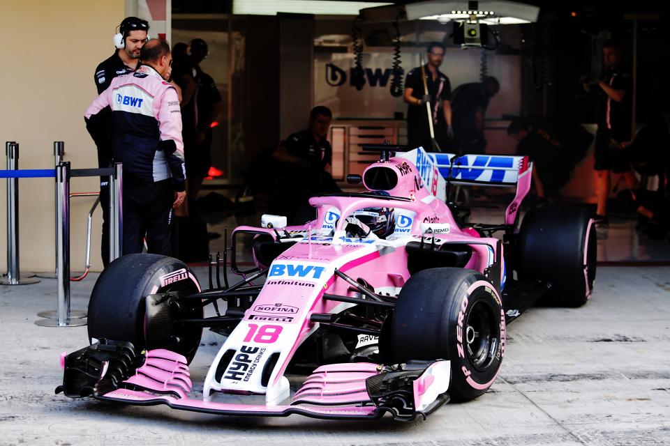 lance stroll force india 2018