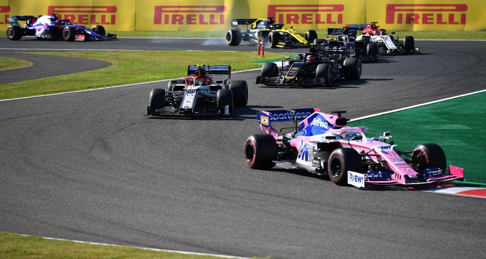 sergio perez japan 2019