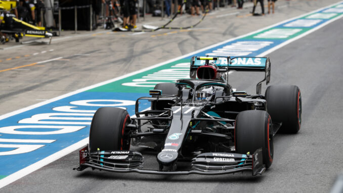 Bottas on pole position for first race of 2020 3Legs4Wheels