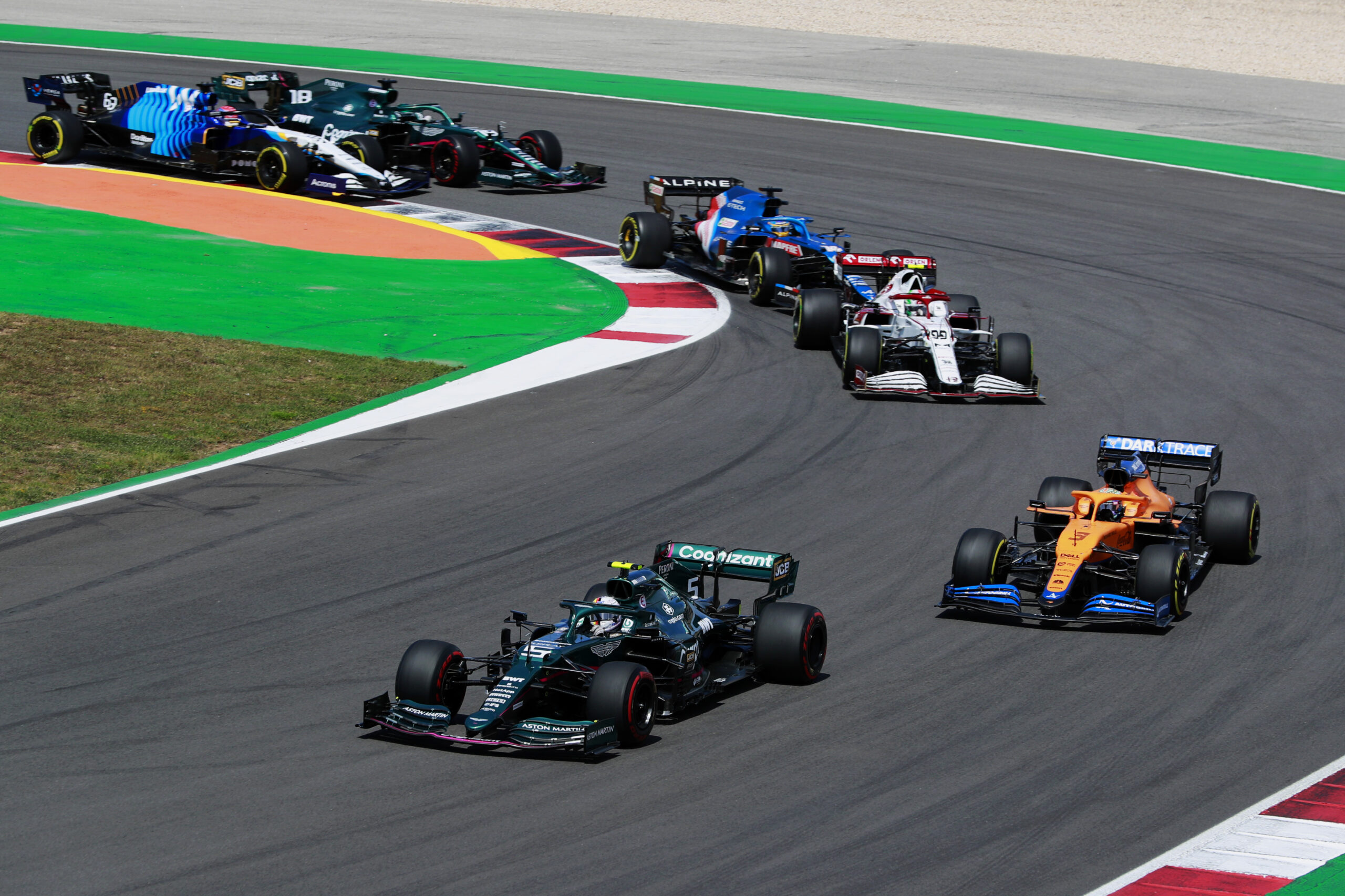 Twitter Erupts After a Crazy First Lap at the Portuguese Grand Prix -  EssentiallySports